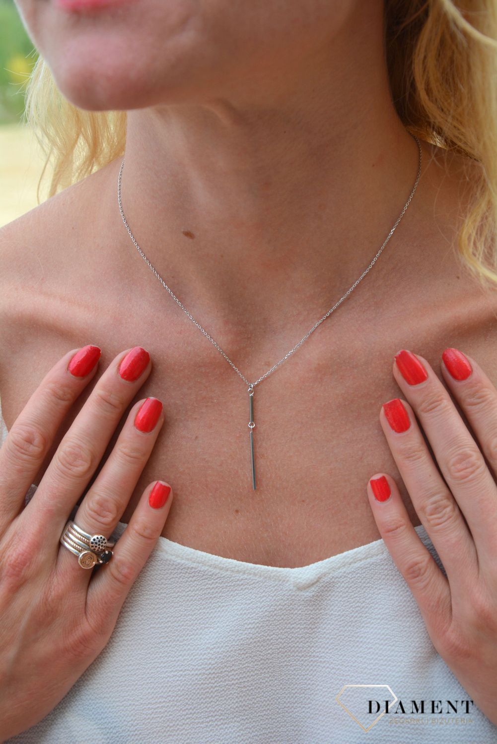 Srebrny naszyjnik 925 'Miłosna więź' C RM 21007 049.jpg